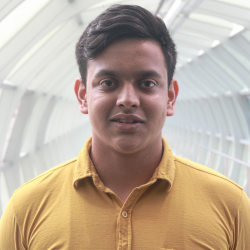 Headshot photo of OIA student employee Shubhankar Deshpande